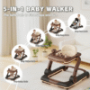 download (1) 4-Gear Adjustable Baby Walker | 5-in-1 Activity Center