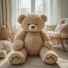 MaoGoLan 39" Giant Teddy Bear – Amazing Deluxe Plush Doll, Perfect Gift for Kids, Baby Showers, Birthdays & Families (Dark Brown)