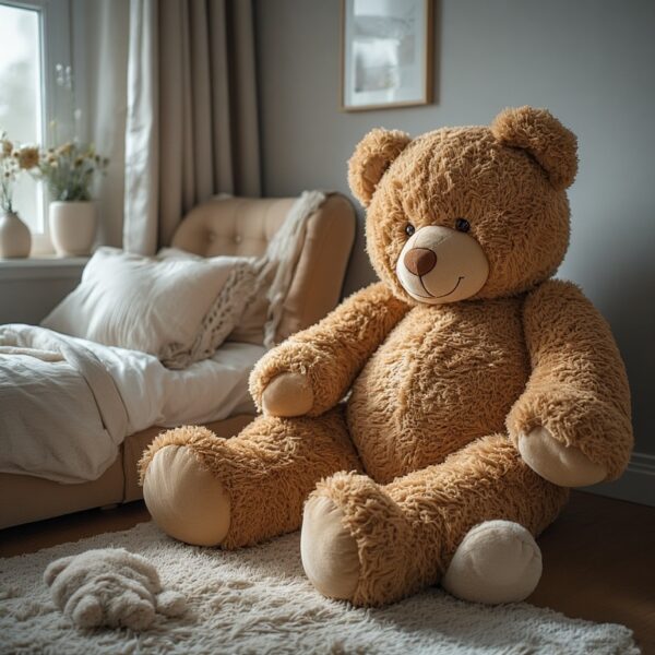 MaoGoLan 39" Giant Teddy Bear – Amazing Deluxe Plush Doll, Perfect Gift for Kids, Baby Showers, Birthdays & Families (Dark Brown)