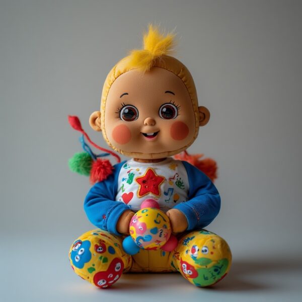 The CoComelon Discover 'N Play JJ is a 10-inch interactive plush doll for toddlers 18M+ that teaches ABCs, numbers, shapes, and colors through 50+ phrases and 5 beloved songs. Features include a light-up belly, musical melon dial, and squeezable feet across 5 learning modes. While praised for durability and educational value (4.7 stars), it lacks volume control and won't sit upright independently. At $24.99 with batteries included, it's an engaging screen-free learning alternative that combines character recognition with hands-on development.